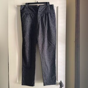 Linen/Cotton Sundance Pinstripe Pants